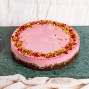 Pistachio Raspberry Mousse