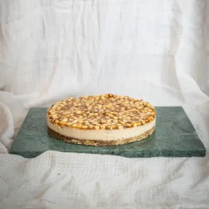 VEGAN APPLE CHEESECAKE